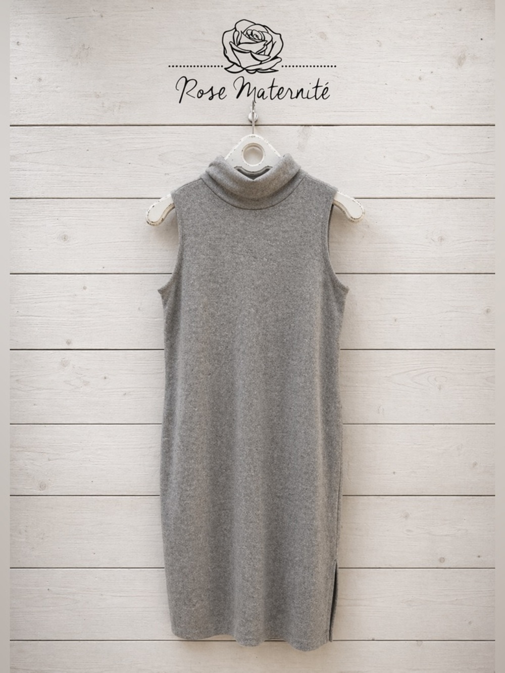 ROSE MATERNITÉ Grey Maternity Dress - M